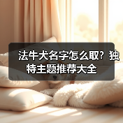 法牛犬名字怎么取？独特主题推荐大全