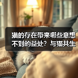 猫的存在带来哪些意想不到的益处？与猫共生