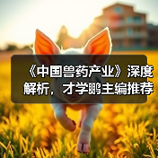 《中国兽药产业》深度解析,才学鹏主编推荐必读(图2) 《中国兽药产业》深度解析,才学鹏主编推荐必读(图2)