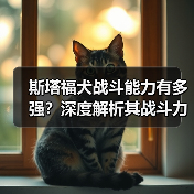 斯塔福犬战斗能力有多强?深度解析其战斗力来源(图4) 斯塔福犬战斗能力有多强?深度解析其战斗力来源(图4)