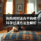 狗狗何时适合干狗粮？科学过渡方法全解析