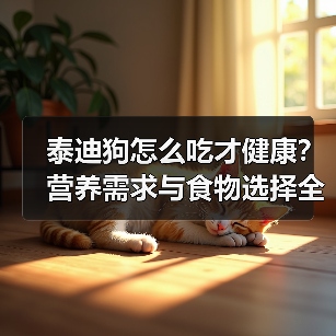 泰迪狗怎么吃才健康？营养需求与食物选择全
