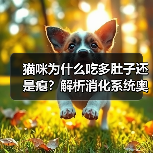猫咪为什么吃多肚子还是瘪？解析消化系统奥秘(图1)