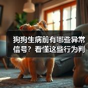 狗狗生病前有哪些异常信号?看懂这些行为判断健康状态(图2) 狗狗生病前有哪些异常信号?看懂这些行为判断健康状态(图2)