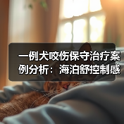 一例犬咬伤保守治疗案例分析：海泊舒控制感