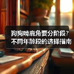 狗狗啃鹿角要分阶段？不同年龄段的选择指南