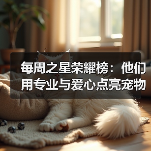 每周之星荣耀榜：他们用专业与爱心点亮宠物
