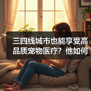 三四线城市也能享受高品质宠物医疗？他如何