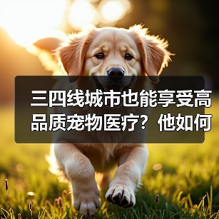 三四线城市也能享受高品质宠物医疗?他如何破局(图4) 三四线城市也能享受高品质宠物医疗?他如何破局(图4)