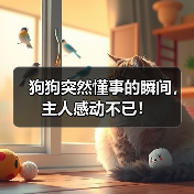 狗狗突然懂事的瞬间,主人感动不已!(图2) 狗狗突然懂事的瞬间,主人感动不已!(图2)