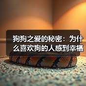 狗狗之爱的秘密:为什么喜欢狗的人感到幸福?(图2) 狗狗之爱的秘密:为什么喜欢狗的人感到幸福?(图2)