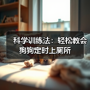 科学训练法：轻松教会狗狗定时上厕所(图1)