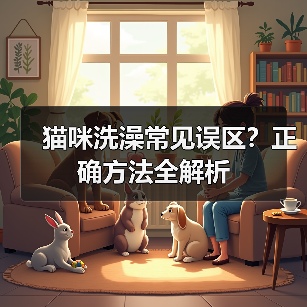 猫咪洗澡常见误区？正确方法全解析