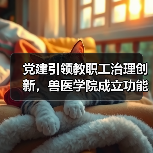 党建引领教职工治理创新，兽医学院成立功能