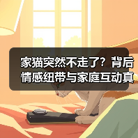 家猫突然不走了?背后情感纽带与家庭互动真相(图1) 家猫突然不走了?背后情感纽带与家庭互动真相(图1)