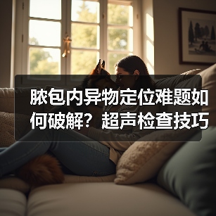 脓包内异物定位难题如何破解?超声检查技巧全解析(图3) 脓包内异物定位难题如何破解?超声检查技巧全解析(图3)