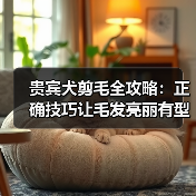 贵宾犬剪毛全攻略：正确技巧让毛发亮丽有型