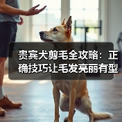 贵宾犬剪毛全攻略：正确技巧让毛发亮丽有型(图4)