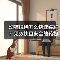 幼猫拉稀怎么快速缓解？见效快且安全的药物