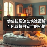 幼猫拉稀怎么快速缓解？见效快且安全的药物推荐(图3)