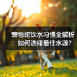 宠物蛇饮水习惯全解析：如何选择最佳水源？