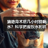 猫绝育术后几小时能喝水？科学把握饮水时机指南(图3)