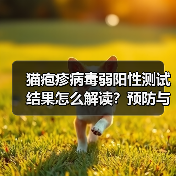 猫疱疹病毒弱阳性测试结果怎么解读？预防与影响全解析(图1)