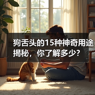 狗舌头的15种神奇用途揭秘，你了解多少？(图2)