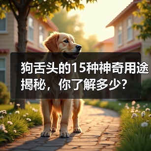 狗舌头的15种神奇用途揭秘，你了解多少？(图3)