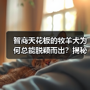 智商天花板的牧羊犬为何总能脱颖而出？揭秘聪明狗种的天赋密码(图4)