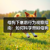 母狗下崽后行为观察指南：如何科学照顾母狗与崽崽？(图3)