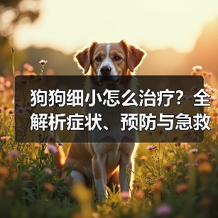 狗狗细小怎么治疗？全解析症状、预防与急救措施(图2)