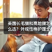 英国长毛猫和高地猫怎么选？外观性格护理全