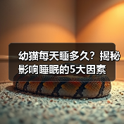幼猫每天睡多久?揭秘影响睡眠的5大因素(图3) 幼猫每天睡多久?揭秘影响睡眠的5大因素(图3)