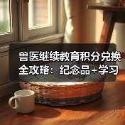 兽医继续教育积分兑换全攻略：纪念品+学习资源大放送