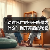 幼猫死亡时张开嘴是为什么？揭开背后的秘密(图2)