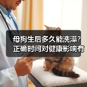 母狗生后多久能洗澡？正确时间对健康影响有多大(图3)