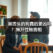 黑舌头的狗真的更凶吗？揭开性格真相