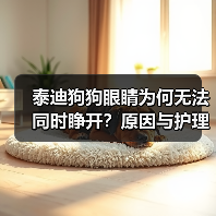 泰迪狗狗眼睛为何无法同时睁开？原因与护理全解析