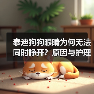 泰迪狗狗眼睛为何无法同时睁开?原因与护理全解析(图3) 泰迪狗狗眼睛为何无法同时睁开?原因与护理全解析(图3)