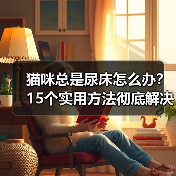 猫咪总是尿床怎么办？15个实用方法彻底解决(图4)