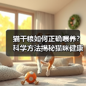 猫干粮如何正确喂养？科学方法揭秘猫咪健康饮食