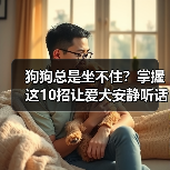 狗狗总是坐不住?掌握这10招让爱犬安静听话(图2) 狗狗总是坐不住?掌握这10招让爱犬安静听话(图2)