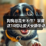 狗狗总是坐不住？掌握这10招让爱犬安静听话
