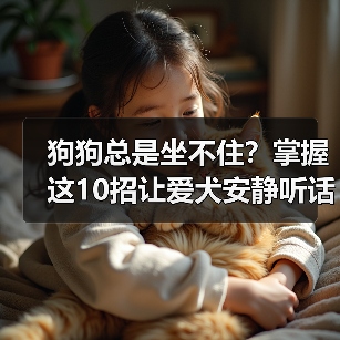 狗狗总是坐不住?掌握这10招让爱犬安静听话(图3) 狗狗总是坐不住?掌握这10招让爱犬安静听话(图3)
