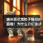猫咪喜欢露肚子睡觉的真相！为什么它们会这样做？(图2)