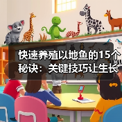 快速养殖以地鱼的15个秘诀：关键技巧让生长飞快(图4)