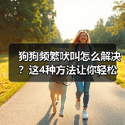 狗狗频繁吠叫怎么解决？这4种方法让你轻松告别噪音困扰