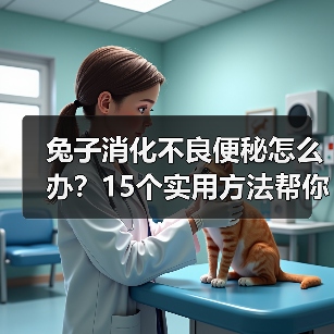 兔子消化不良便秘怎么办？15个实用方法帮你改善(图2)
