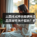三四线城市也能拥有高品质宠物医疗服务?他如何实现?(图2) 三四线城市也能拥有高品质宠物医疗服务?他如何实现?(图2)
